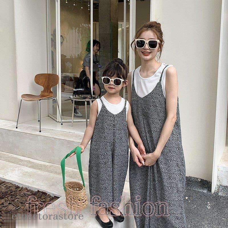 親子お揃い ワンピース 2点セット レディース 女の子 親子ペア ルック お揃いコーデ 親子ペアルック 家族ペアルック 親子 お揃い ママ レディース ノースリーブ Lexv25bolr ワンピース チュニック Pci Edu Pe