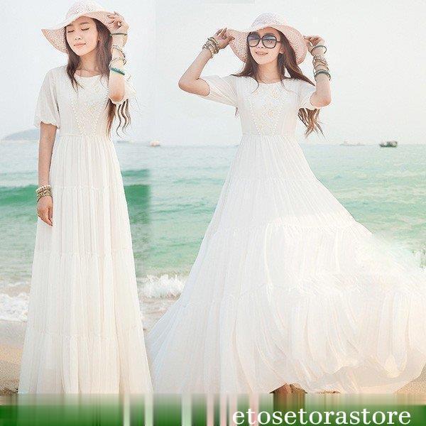 リゾートワンピ ワンピース 夏 ワンピース 春 リゾートワンピ マキシワンピ 白ワンピース ビーチ ワンピース 夏 リゾートワンピ 海 シフォンワンピ Ygzxiiugms ファッション Valleymill Com