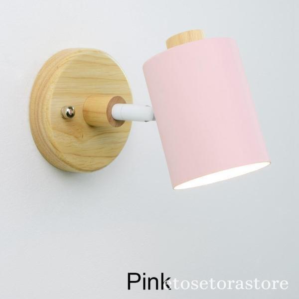 壁取り付け用燭台ランプシェード屋内壁照明器具農家ピンク用ランプシェードスイッチなし