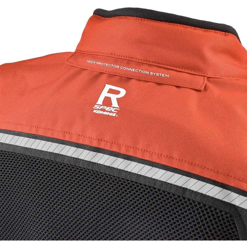 コミネ バイク用 Rスペックメッシュジャケット レッド/ブラック 2XL JK