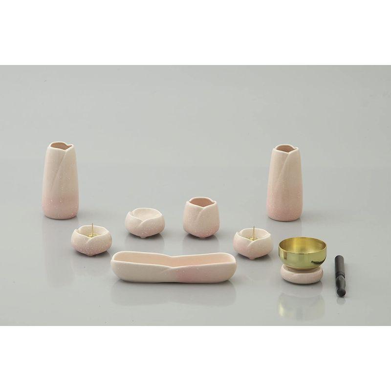 安全ノーブランド品 仏壇創価学会SGI 陶器仏具 フルセット 花あかり