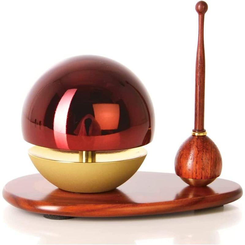 激安特価品おりん たまゆらりん 1.8寸 レッド 3点セット（本体 仏壇