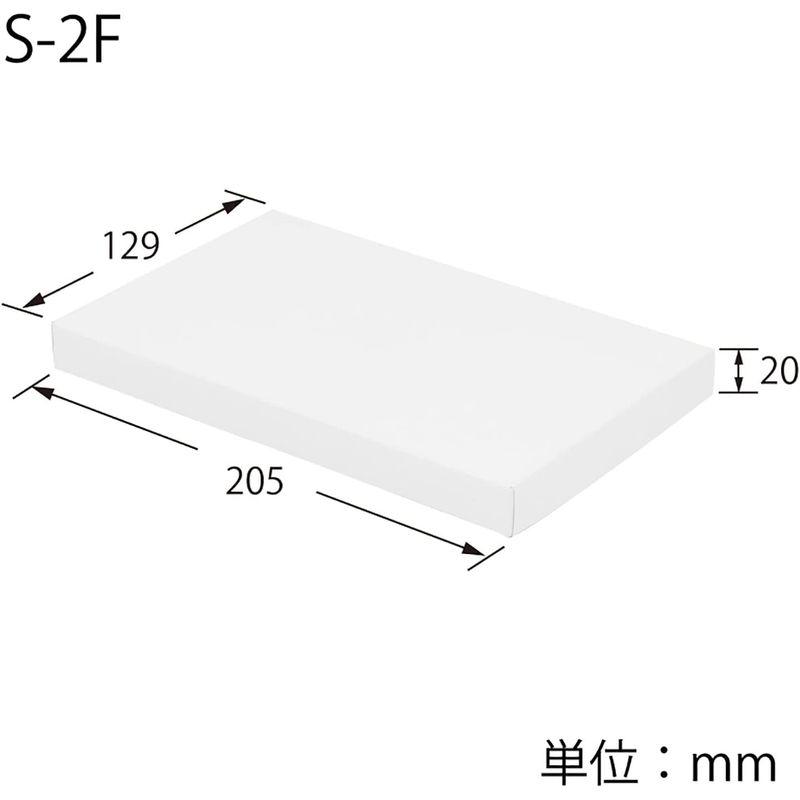 価額全部ショップの中に ケース販売HEIKO 箱 デラックス白無地箱 S-2F 深 ハンカチ用 006823400 1ケース(10枚入×10袋 合計100枚)