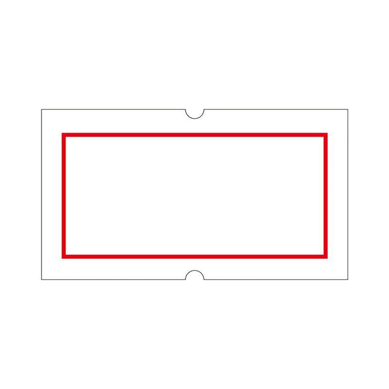 ケース販売サトー　ハンドラベラー用　ラベル　赤枠　1ケース(10巻入×30袋　強粘　007710496　SP-4　合計300巻)