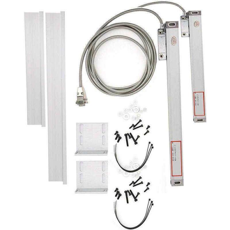 計測器具 2点セット 高精度ストロークリニアスケール定規 JCS900-2AE   JCS900-3AEデジタル読み出し用 (100mm 350mm) - 8