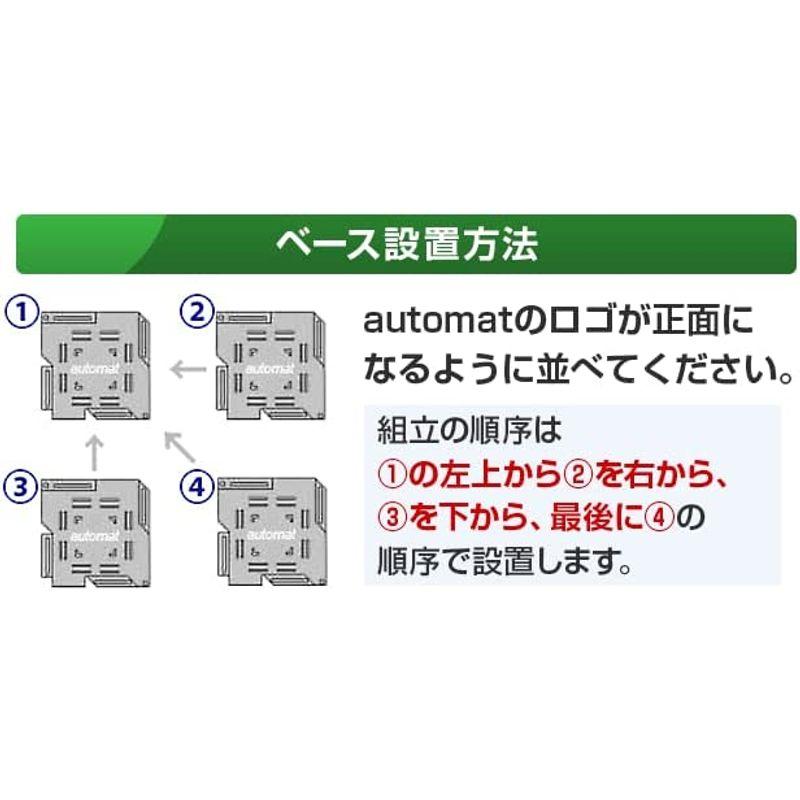 駐車場用品 オートマット100枚 駐車場 ぬかるみ・雑草対策 多目的簡易補強 オートマット automat 簡易舗装 オートマットのプレステージ 日本製 - 5