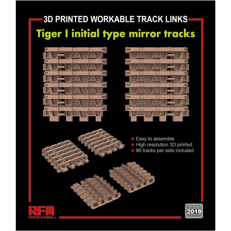 プラモデル用パーツ ライフィールドモデル 1/35 ドイツ陸軍 タイガー1 重戦車 極初期型用 可動式履帯セット ミラーリングタイプ RFM｜etotvil2｜02