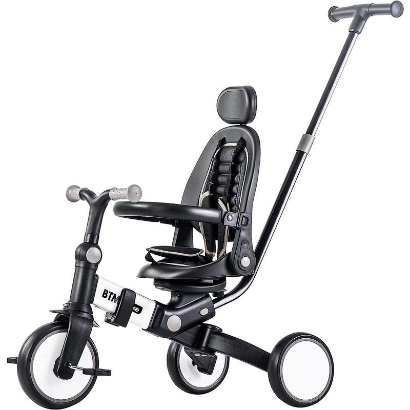 90％以上節約子供用三輪車 7in1 ベビーカー ペダルロックフリー機能