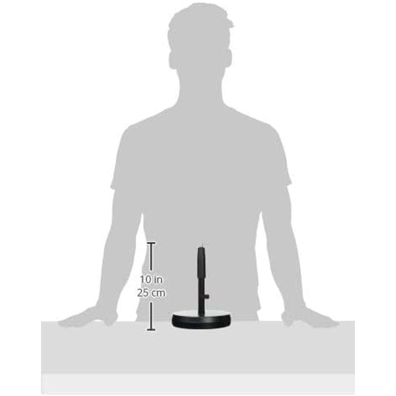 マイクスタンド 黒 パソコン用デスクトップスタンド K&M デスクトップスタンド 高さ:217~347mm 23325B｜etotvil2｜02