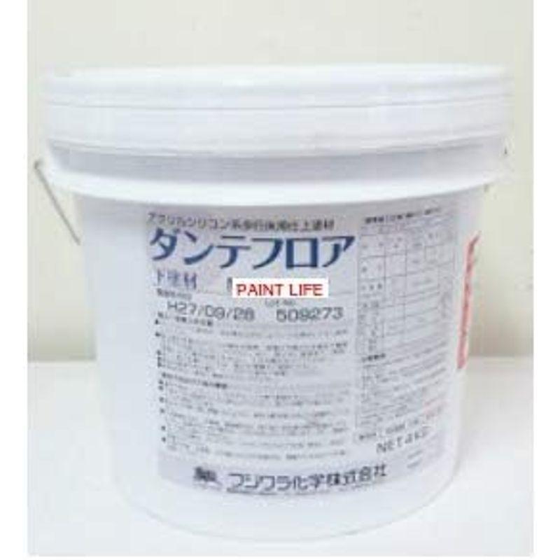 フジワラ化学　フジワラ化学　ダンテフロア　標準色　4kg　下塗材　グレー