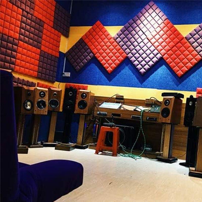 吸音材 レコーディングスタジオ40 枚吸音材 ウェッジ 防音 吸音材質 50 x50x CM ウレタン スポンジ 緩衝材 クッション材 - 3