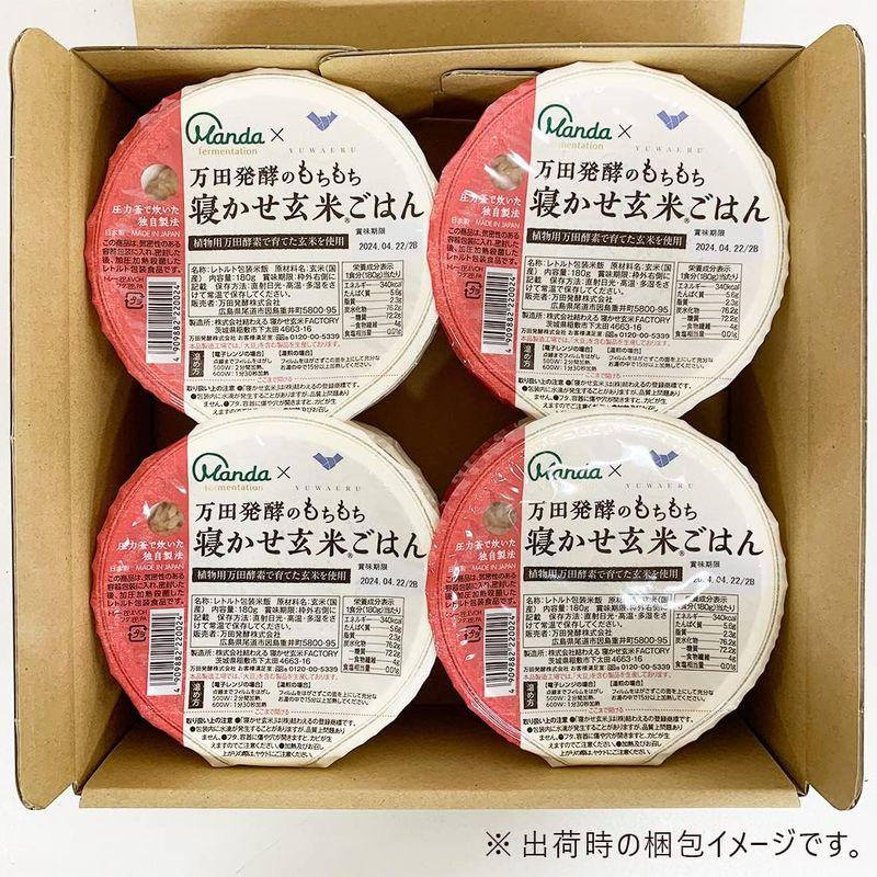 食品 万田酵素 もちもち寝かせ玄米?ごはん 180g×24パック パックご飯｜etotvil2｜08