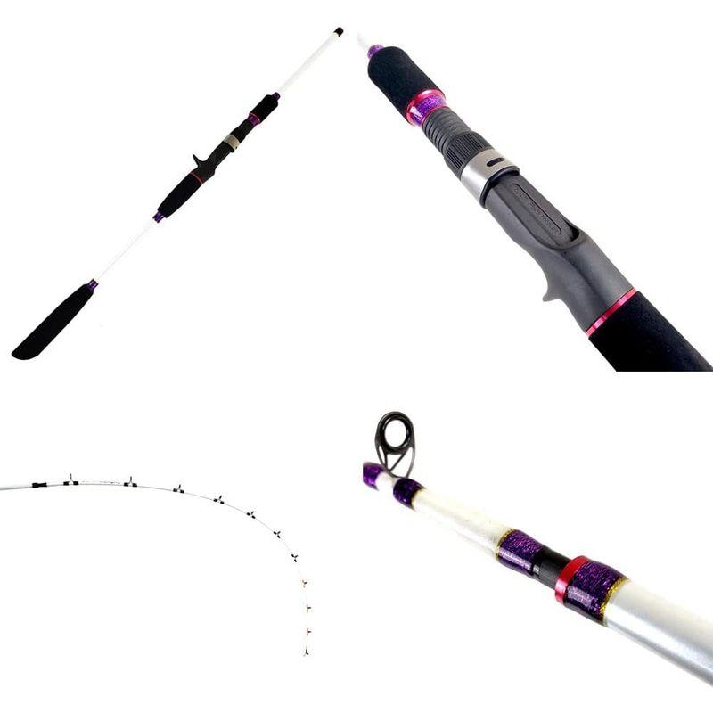 アジ・キス釣りに最適船釣り用リール＆竿セット220cm-30号(ori-funeset007) 30号 ori アジ funeset007 キス釣りに最適船釣り用リール＆竿セット220cm