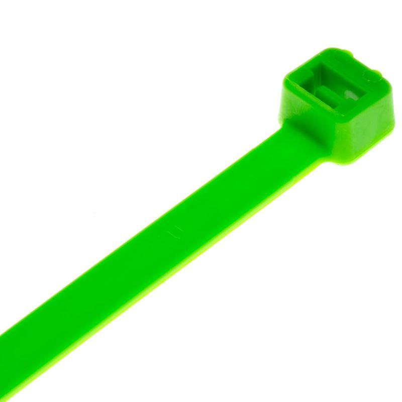 電子部品 パンドウイット ナイロン結束バンド 蛍光緑 幅4.8mm 長さ188mm 1000本入り PLT2S-M55 - 1