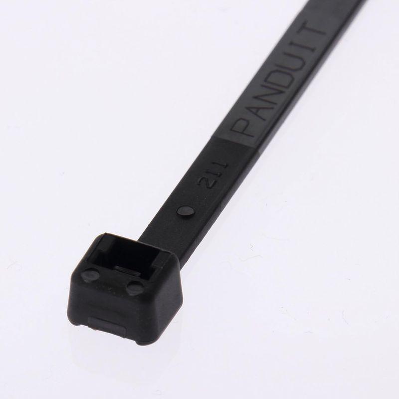 電気配線材料　パンドウイット　ナイロン結束バンド　耐候性黒　長さ290mm　1000本入り　幅3.7mm　PLT3I-M0