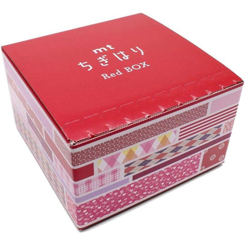 カモ井加工紙　マスキングテープ　mtちぎはり　Red　BOX　MTWBOX01