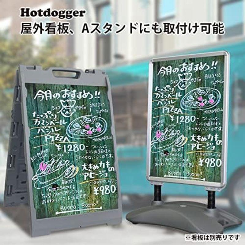 Hotdogger　A型看板用　手書きシート　メッセージパネル　選べるポスターデザイン7種類　３サイズ　手書きPOP　メニューボード　掲示板