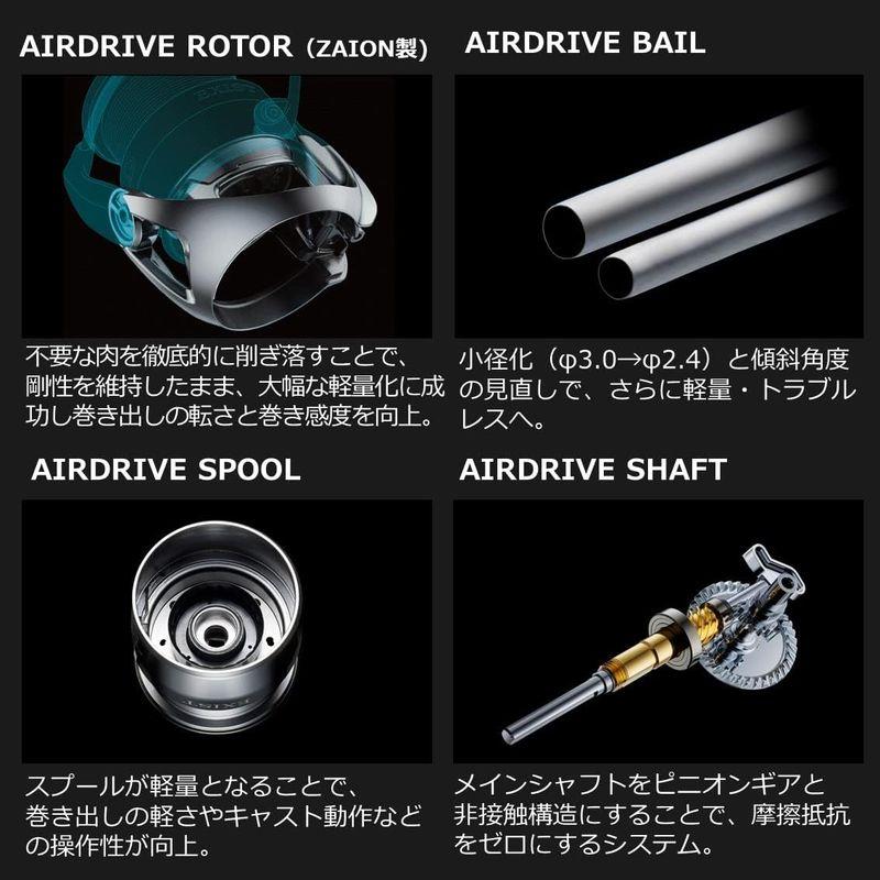 ダイワ(DAIWA) スピニングリール 22 イグジスト PC LT2500(2022モデル)｜etotvil2｜07