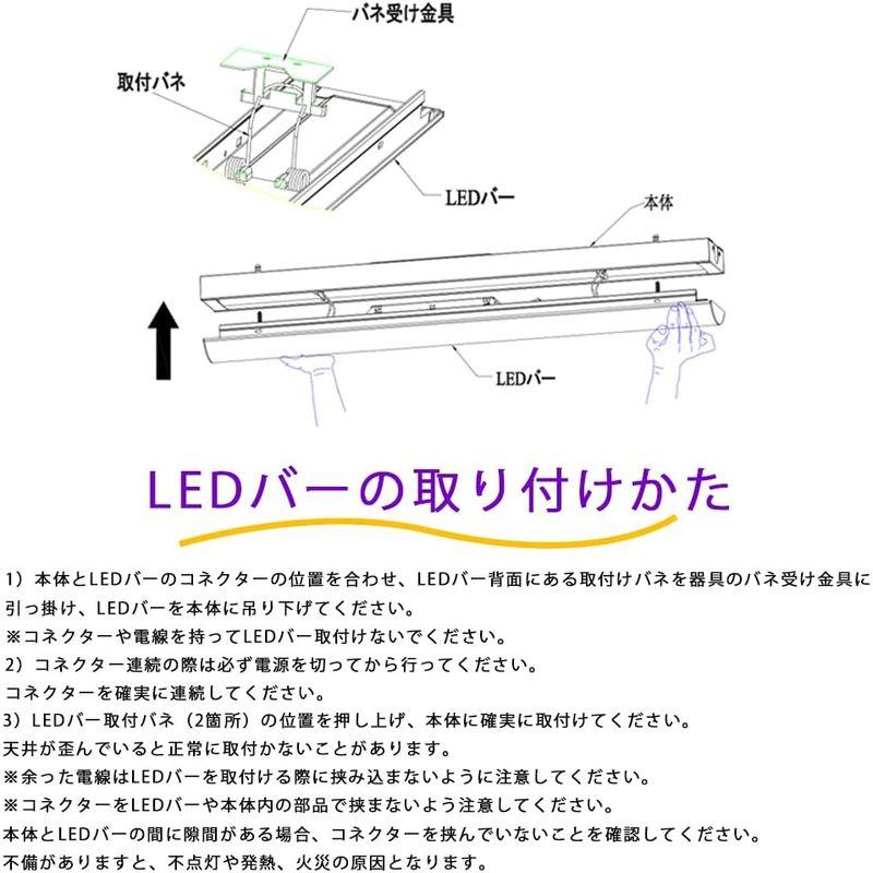 激安販売品 天井直付型 一体型LEDベースライト 40W形 トラフ型 薄型 消費電力 50W 超高輝度 8000LM 40W形 2灯相当 一体型照明 天