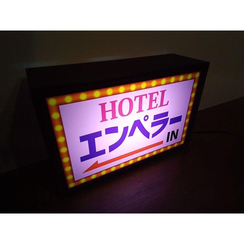 HOTEL ホテル ラブホテル モーテル 繁華街 昭和 レトロ ミニチュア 看板 置物 雑貨 玩具 面白雑貨 LEDライトBOXミニ｜etotvil2｜05