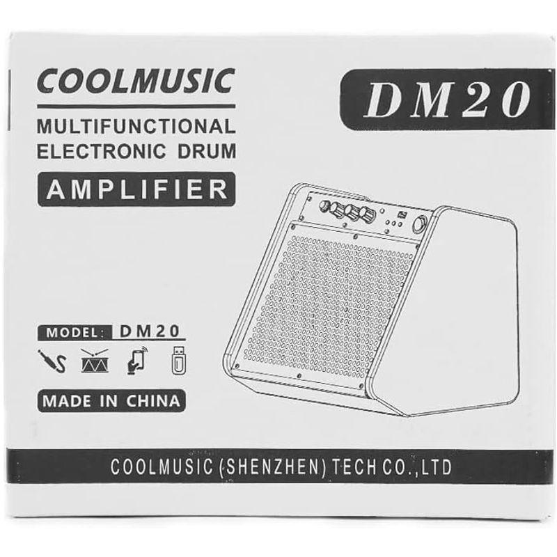 販促キング Coolmusic DM20 20W BT パーソナルモニターアンプ電気ドラムアンプスピーカー、キーボード、アコースティックギタースピーカー