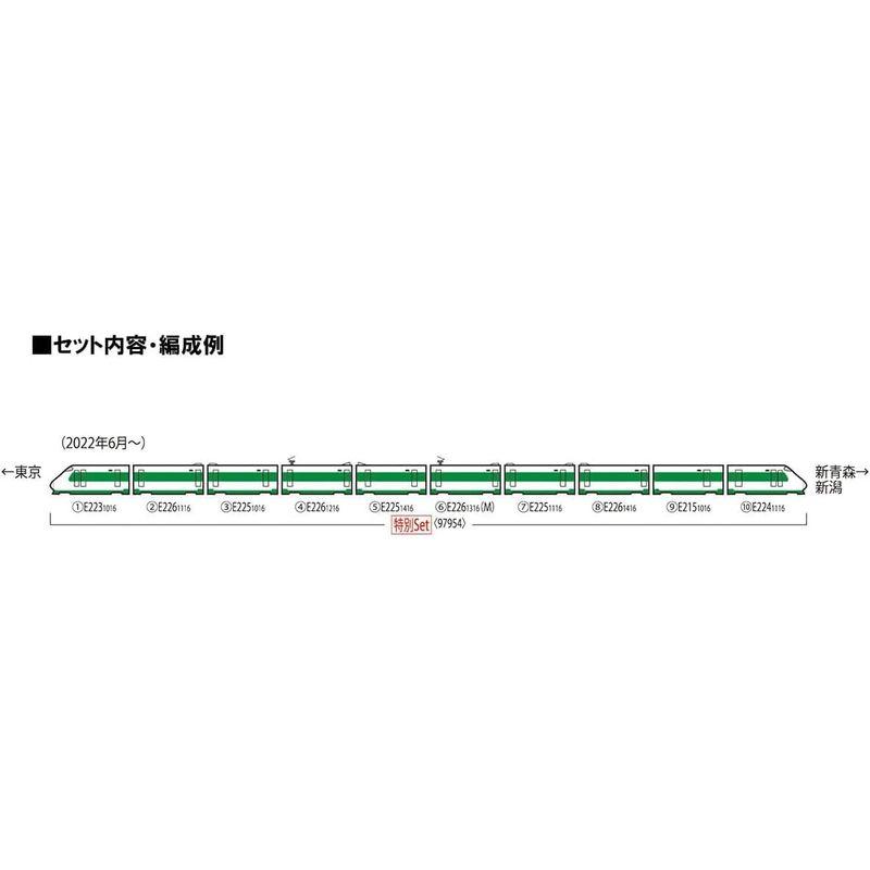 TOMIX Nゲージ 特別企画品 JR E2 1000系 東北・上越新幹線 J66編成 200系カラー 97954 鉄道模型 (付属品:動力｜etotvil2｜05