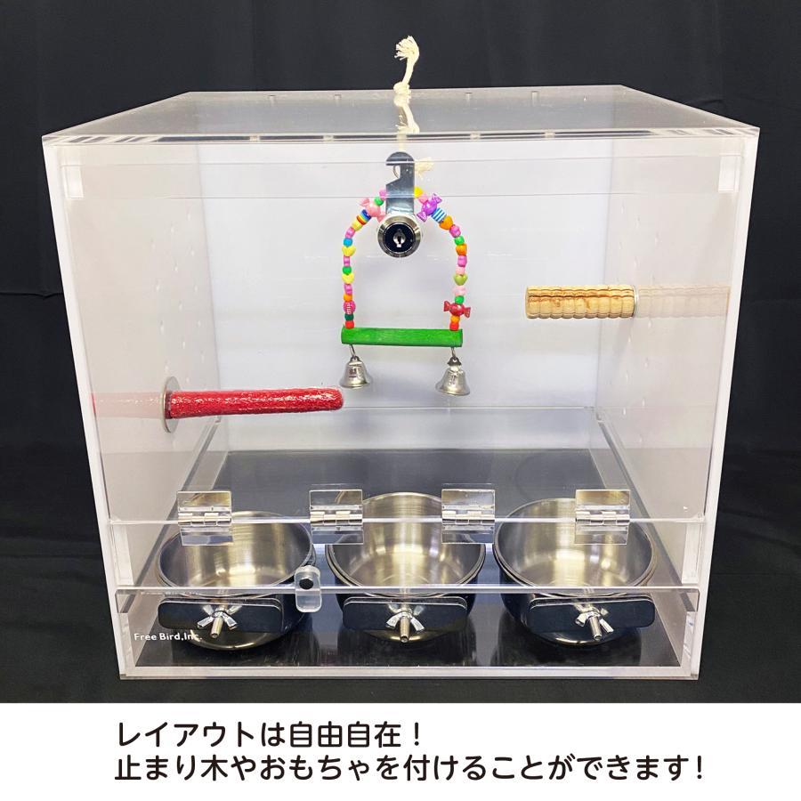 バードケージ 鳥かご 飼育ケージ アクリルバードケージ : えとぴりか