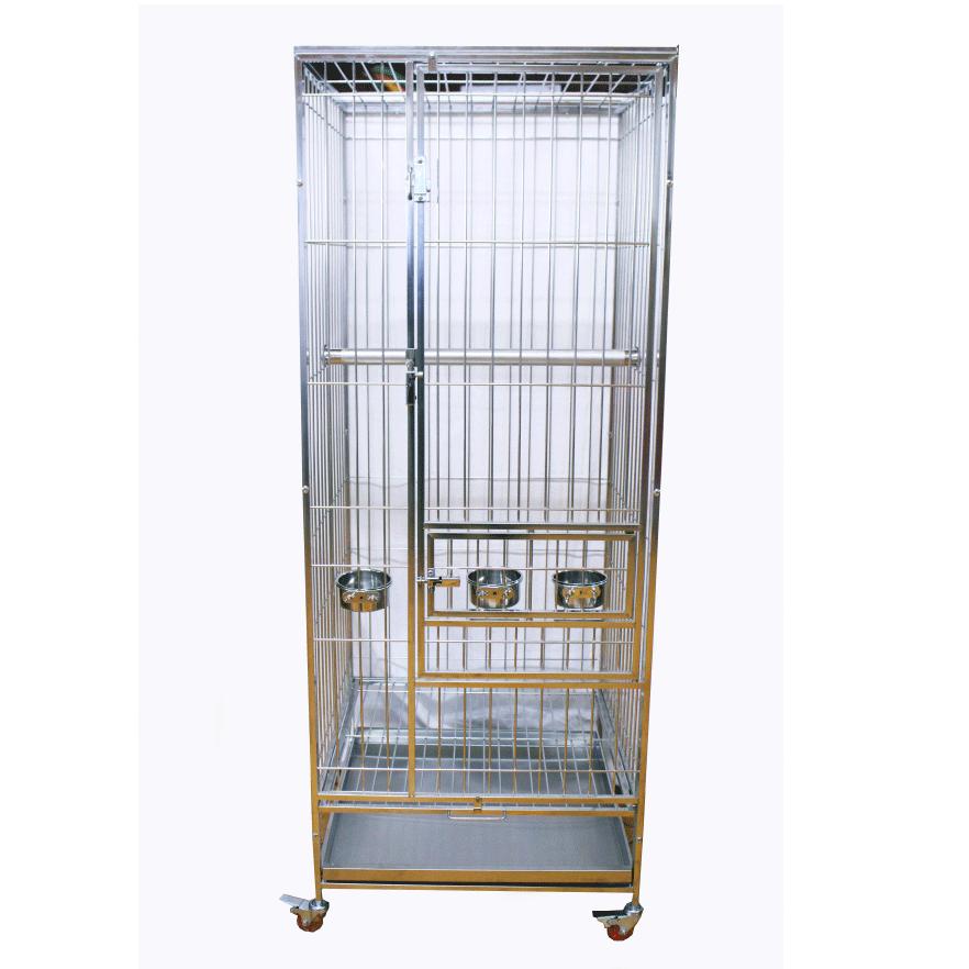 ノーブランド LPCケージ150 オールステンレス 幅60cm×奥行60cm×高さ158cm