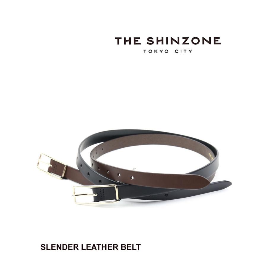 ザ シンゾーン レザーベルト 細ベルト SLENDER LEATHER BELT THE