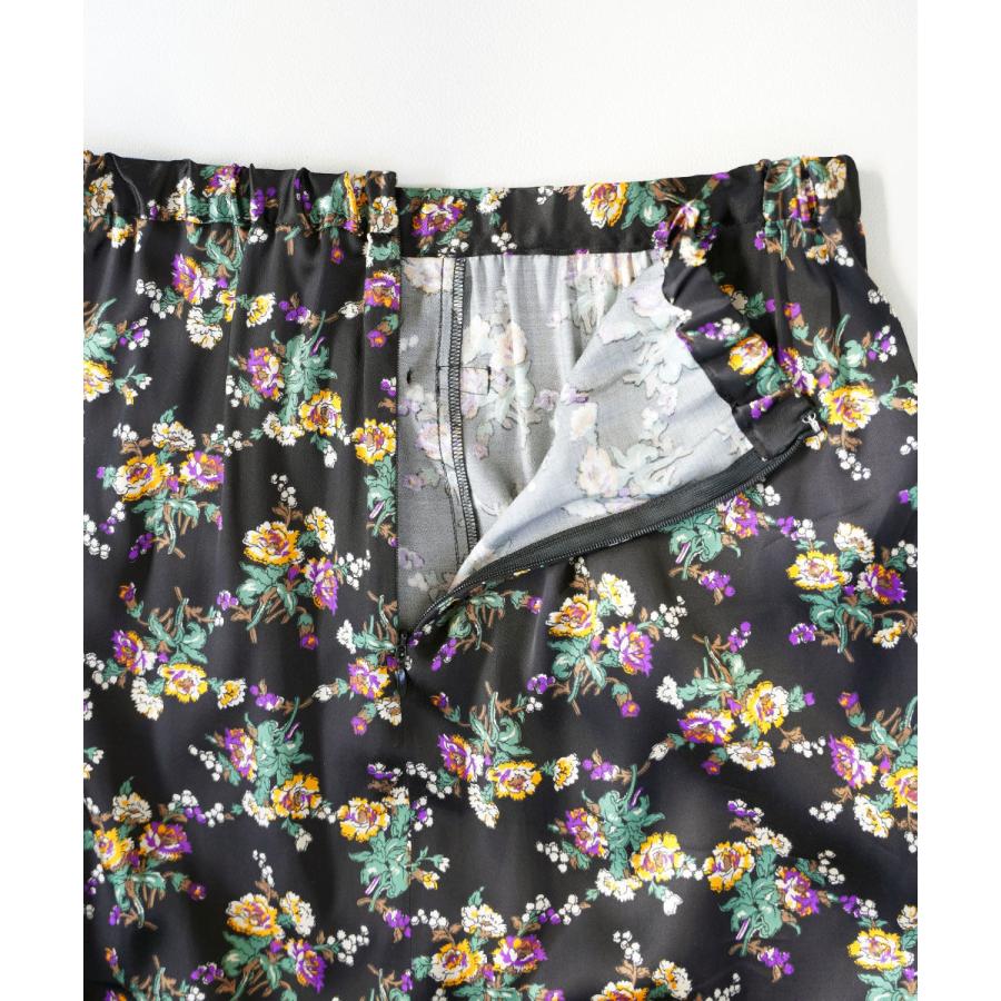 ザ シンゾーン FLOWER BOUQUET PRINTED SATIN SKIRT THE SHINZONE 2025
