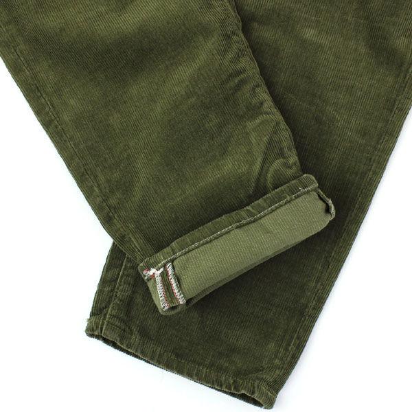 caqu(サキュウ) コットン ポリエステル コーデュロイ サルエル パンツ