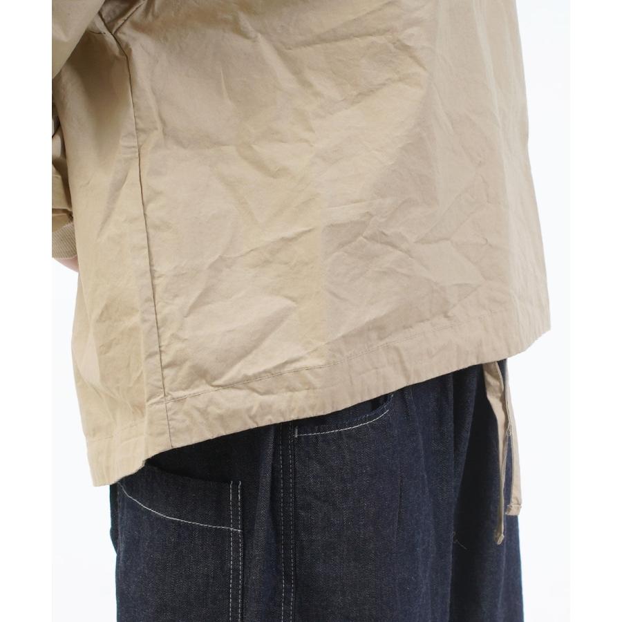 ミディウミ フーデッドプルオーバーシャツ Midi-Umi 2025秋冬新作