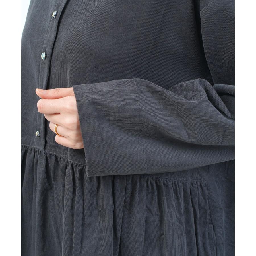 ソソット 細コール袖裏LIBERTYギャザーワンピース sosotto 2025秋冬