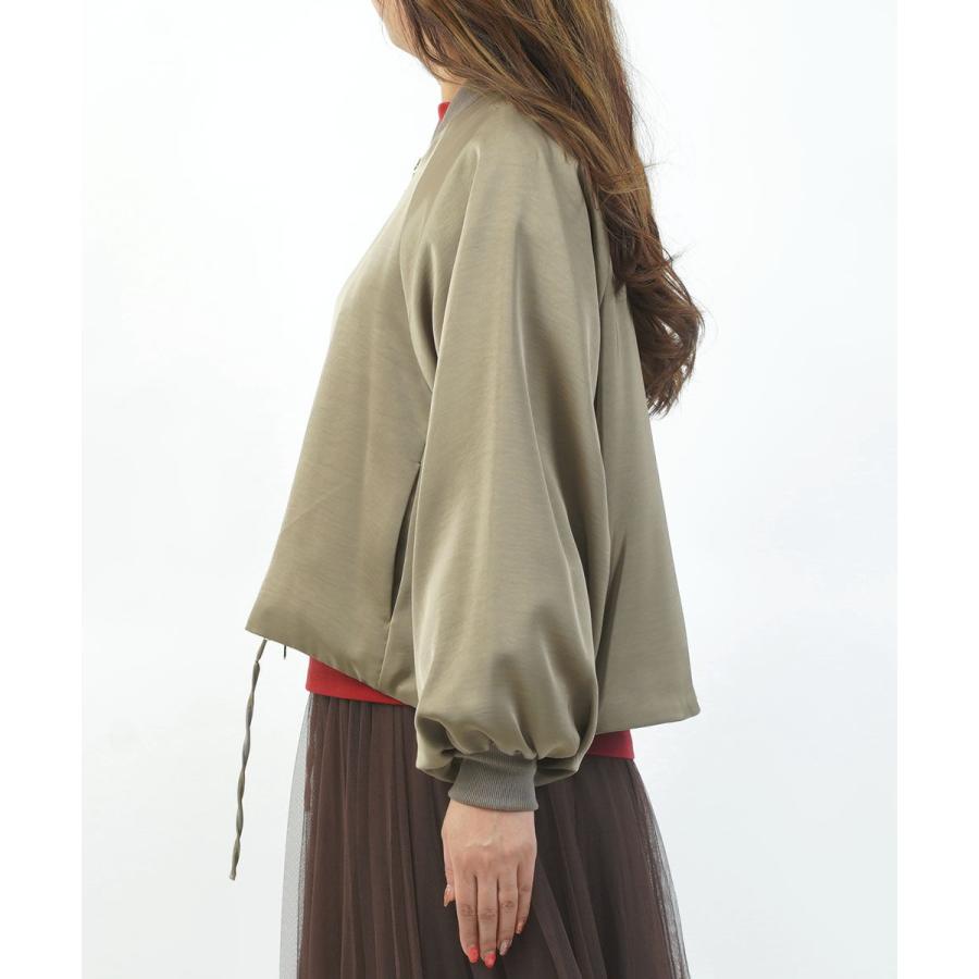 シニヨン サテンボリュームブルゾン CHIGNON 2025秋冬新作 レディース