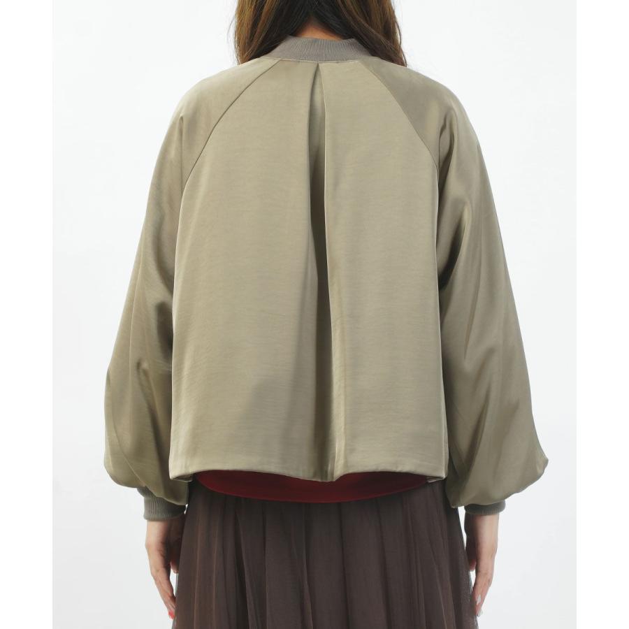 シニヨン サテンボリュームブルゾン CHIGNON 4654-033MK 国内正規品 2025秋冬新作 送料無料 シニヨン サテンボリュームブルゾン CHIGNON 2025秋冬新作 レディース