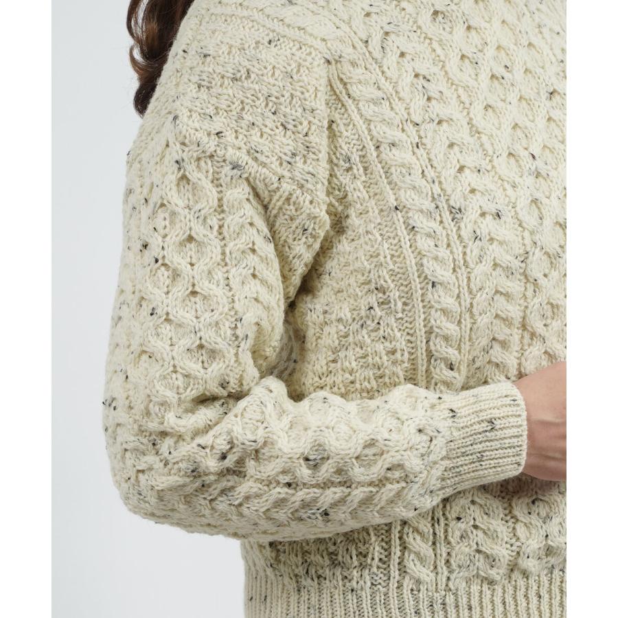 アランウーレンミルズ ニットプルオーバー セーター アランニット Aran Woollen Mills CDF995001 国内正規品 220209 送料無料 アランウーレンミルズ ニットプルオーバー セーター アランニット Aran