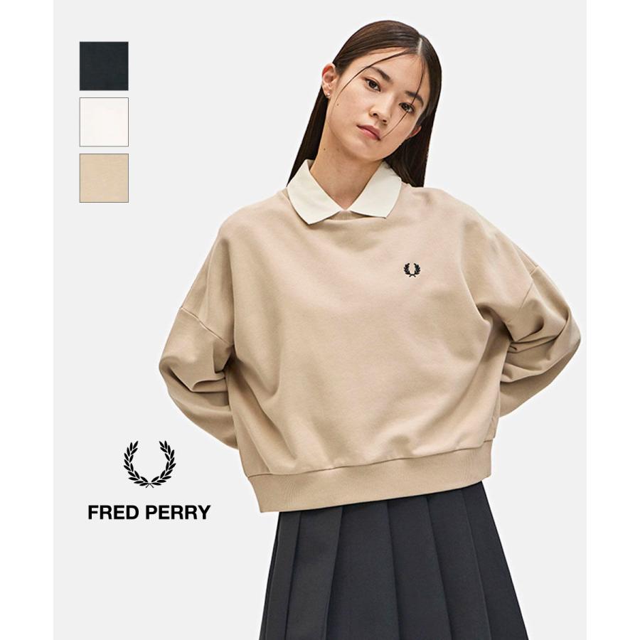 2025　FRED PERRY /トレーナー　Tipped Sweatshirt フレッドペリー Tipped Sweatshirt FRED PERRY 2025秋冬新作