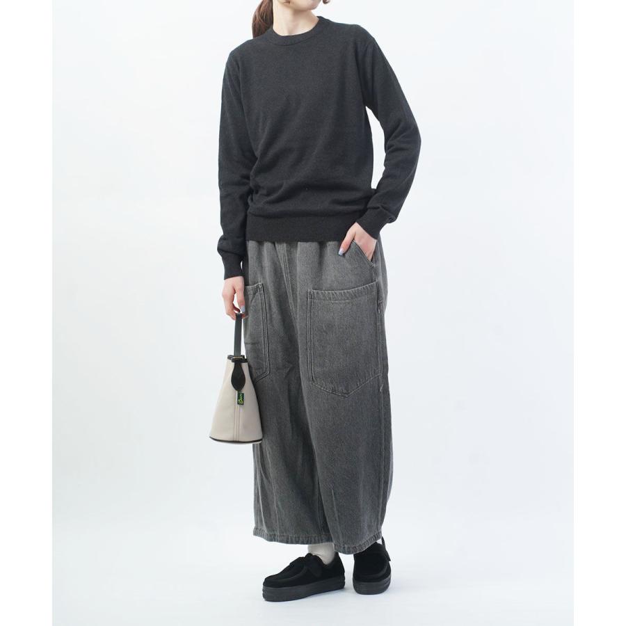 今期 tumugu（ツムグ） スラブヤーンデニム 8分丈パンツ インディゴ 今期 tumugu（ツムグ） スラブヤーンデニム 8分丈パンツ インディゴ