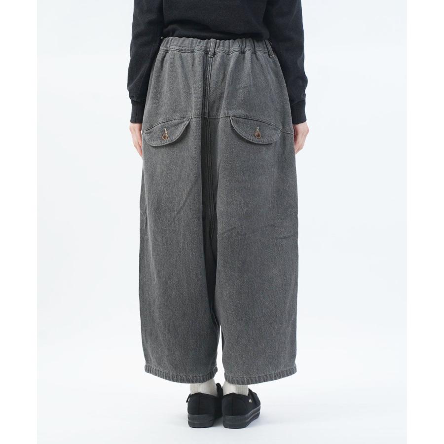 ツムグ スラブヤーンデニム 8分丈パンツ tumugu 2025秋冬新作