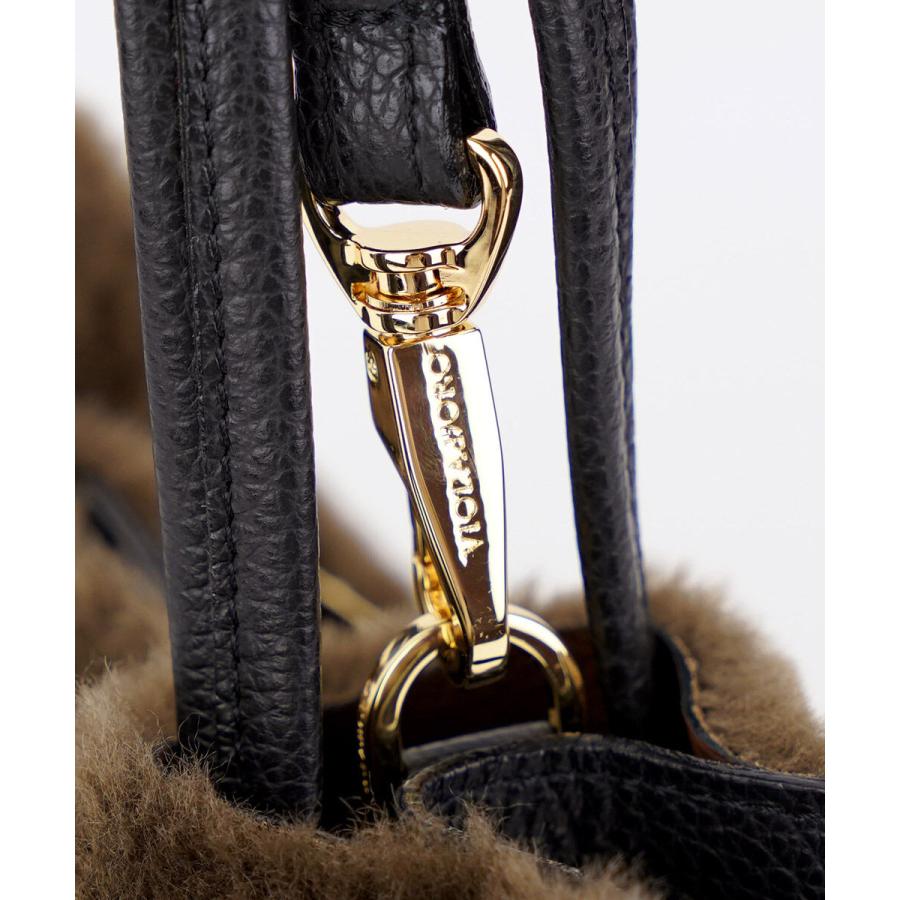 VIOLAd'ORO ヴィオラドーロ ELMO Wフェイスエコファートート Mサイズ