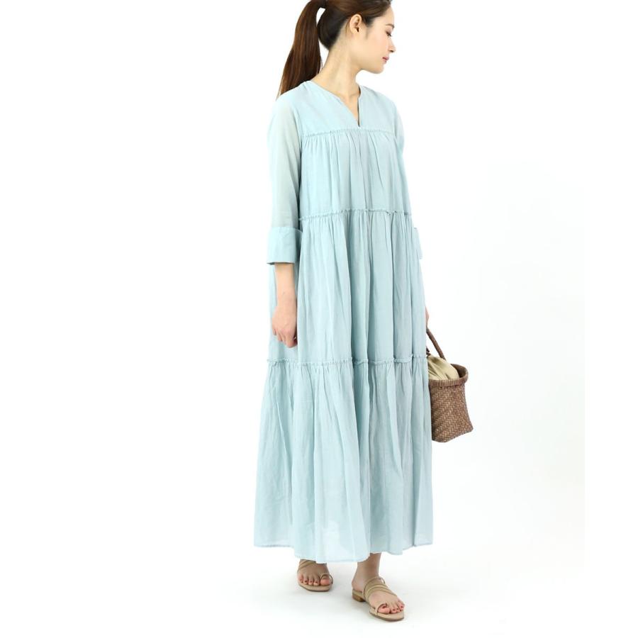 ヌキテパ ティアードワンピース マキシワンピース ロングワンピース Cotton Voile Tiered Dress Ne Quittez Pas 春夏新作 レディース 国内正規品 Etre Par Bleu Comme Bleu 通販 Paypayモール