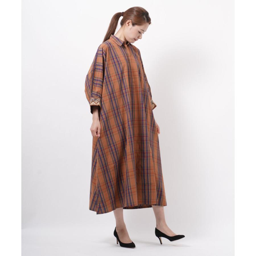 NE QUITTEZ PAS!（ヌキテパ） シャツワンピース シャツドレス POPLIN