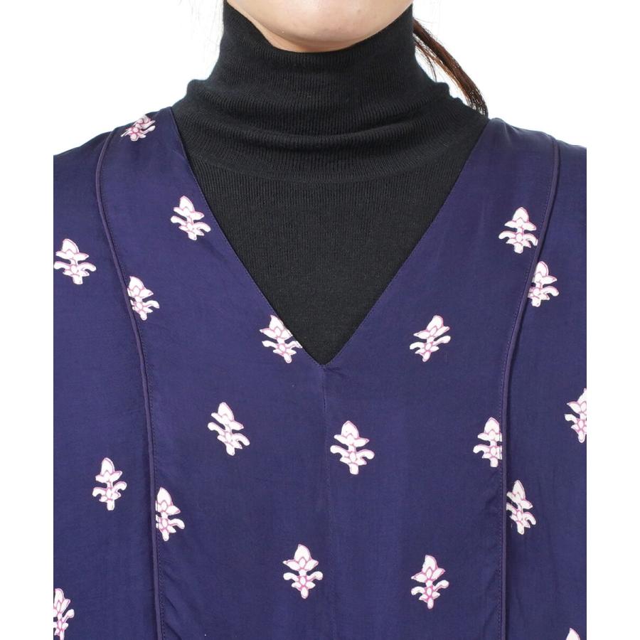 NE QUITTEZ PAS!（ヌキテパ） ワンピース MODAL SATIN PRINT DRESS ne