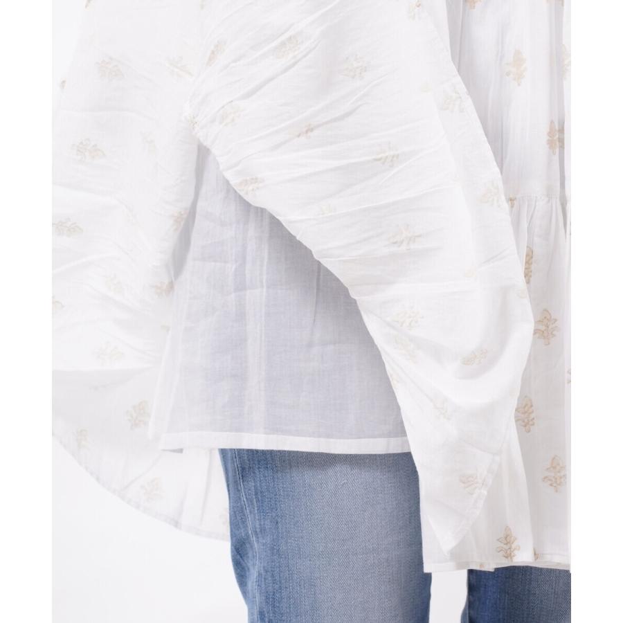 ヌキテパ　ブラウスチュニック　未使用品 NE QUITTEZ PAS!（ヌキテパ） チュニック ブラウス COTTON VOILE FOIL