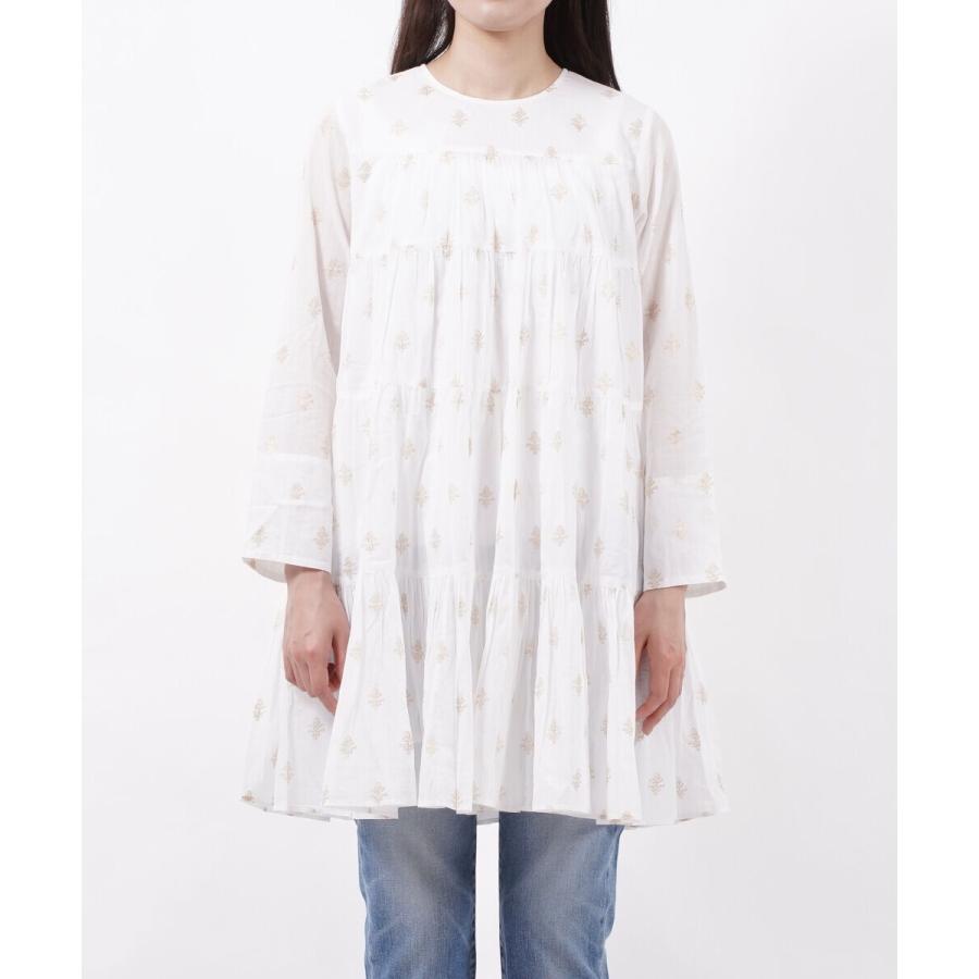 NE QUITTEZ PAS!（ヌキテパ） チュニック ブラウス COTTON VOILE FOIL