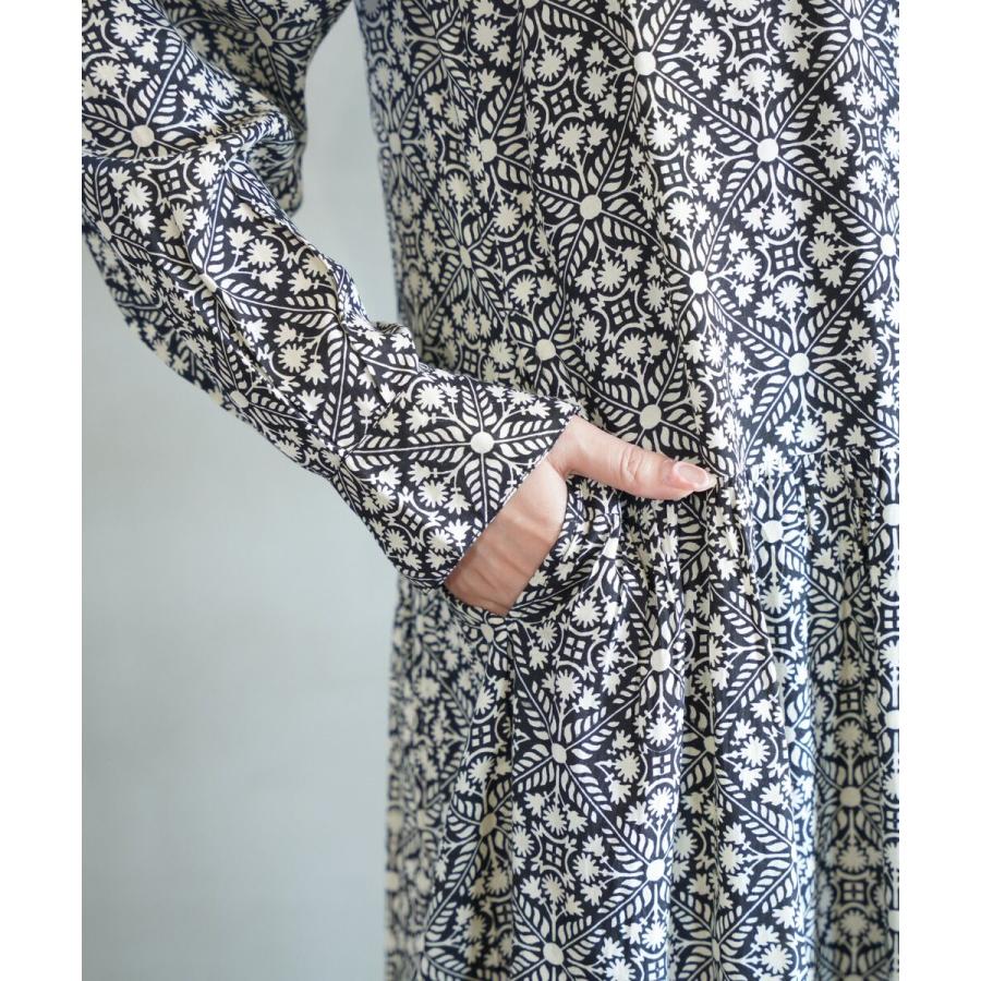 NE QUITTEZ PAS!（ヌキテパ） Shantoon Botanical Tile Print Tiered