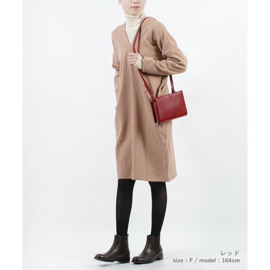 Laugoa コンパクト ミニショルダーバッグ Laugoa（ラウゴア） ウォレットバッグ ショルダーバッグ CHOCOLATE