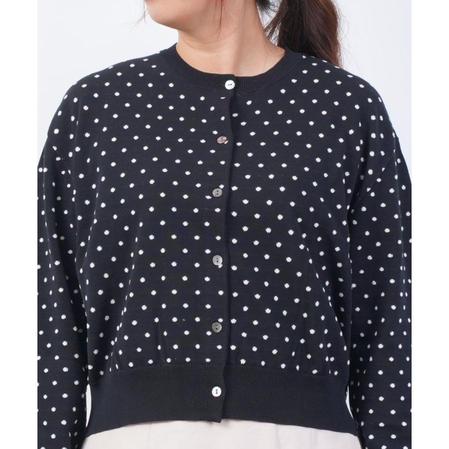 ミズイロインド クルーネックカーディガン mizuiro ind 1-220000 国内正規品 送料無料 mizuiroind（ミズイロインド） クルーネックカーディガン レディース