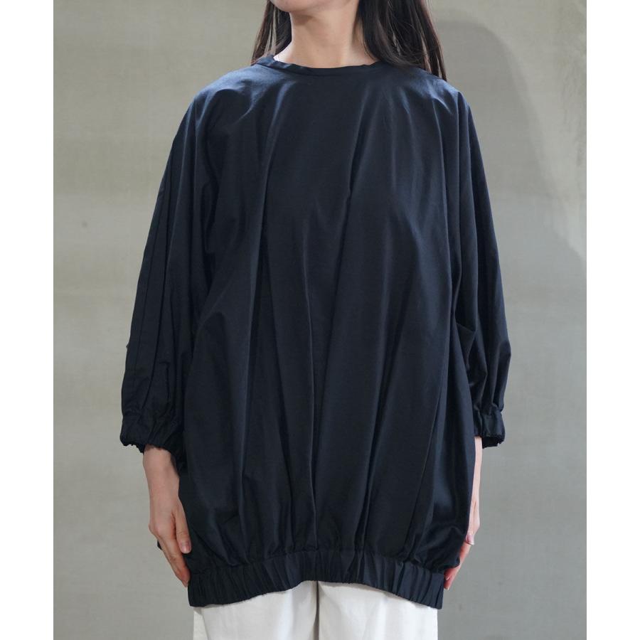 美品 ミズイロインド mizuiroind ドルマン プルオーバー バンドカラー ミズイロインド ドルマンボリュームプルオーバー mizuiro ind