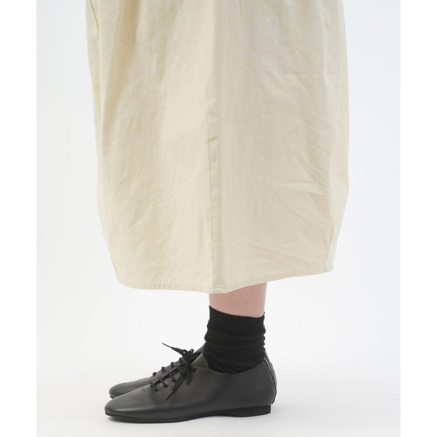 ミズイロインド コットンリネンコクーンスカート mizuiro ind